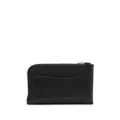 Coach tonal-logo grained-leather wallet - Black