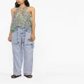 ISABEL MARANT zip-pocket wide-leg trousers - Blue