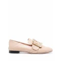 Bally buckle strap foldable heel loafers - Neutrals