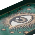 Les-Ottomans Eye iron tray - Green