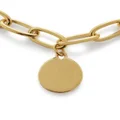 Monica Vinader ID chain-link charm bracelet - Gold
