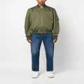 Kiton zip-up bomber jacket - Green