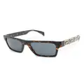 Versace Eyewear tortoiseshell-effect square frame sunglasses - Brown