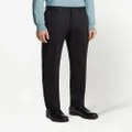 Zegna tailored cotton trousers - Black