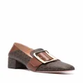 Bally mJanelle monogram buckle loafers - Brown