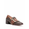Bally mJanelle monogram buckle loafers - Brown