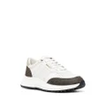 Bally low-top monogram-panelled sneakers - White