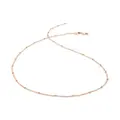 Monica Vinader fine-chain 18kt rose gold vermeil necklace - Pink