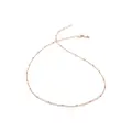 Monica Vinader fine-chain 18kt rose gold vermeil necklace - Pink
