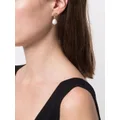 Tory Burch logo pearl drop earrings - Gold