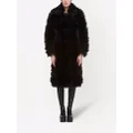 Prada Aspen faux-fur coat - Black