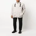 Herno long-sleeve hooded jacket - Grey