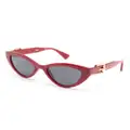 Moschino Eyewear tinted-lenses cat-eye frame sunglasses - Red