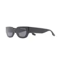 Victoria Beckham futuristic sunglasses - Black