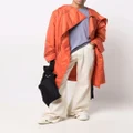 Rick Owens oversized hooded parka - Orange