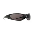 Balenciaga Skin XXL cat-eye sunglasses - Black