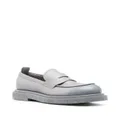 Officine Creative ombré spray-paint effect loafers - Grey