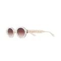 GIGI STUDIOS transparent-frame sunglasses - Neutrals