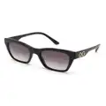 Dolce & Gabbana Eyewear gradient square-frame sunglasses - Black