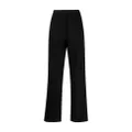 TEKLA drawstring-waist pajama bottoms - Black