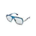 Dita Eyewear round-frame tinted sunglasses - Silver