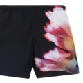 Alexander McQueen Solarised Flower swim shorts - Black