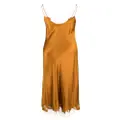 Carine Gilson Calais-Caudry lace silk gown - Orange