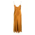 Carine Gilson Calais-Caudry lace silk gown - Orange