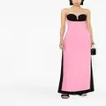 V:PM ATELIER Opal colourblock gown - Pink
