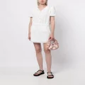 b+ab lace-trim top & skirt set - White