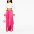 alice + olivia Jody high-waist split trousers - Pink