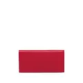 Prada logo-plaque bi-fold cardholder - Red