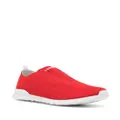 Kiton knitted-upper slip-on sneakers - Red