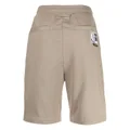 izzue logo-print cotton shorts - Brown