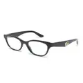 Dolce & Gabbana Eyewear logo-plaque sunglasses - Black