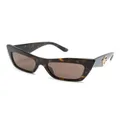 Dolce & Gabbana Eyewear cat-eye frame tinted sunglasses - Brown