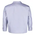 Mackintosh Military buttoned cotton shirt - Blue