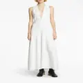 Proenza Schouler matte crepe twist back dress - White