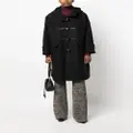 Mackintosh Humbie hooded coat - Black