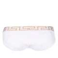 Versace Greca Border swim briefs - White
