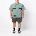izzue multiple-pockets short-sleeved shirt - Green