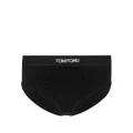 TOM FORD logo-waist cotton briefs (pack of two) - Black