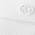Maison Michel Tiger cotton logo-plaque cap - White