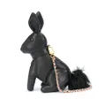 Thom Browne small Rabbit pebbled leather shoulder bag - Black