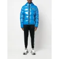 Dsquared2 logo patch puffer jacket - Blue