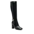 Gianvito Rossi Ribbon 85mm leather boots - Black