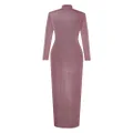 Saint Laurent long-sleeve maxi dress - Pink