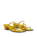 Giuseppe Zanotti Aude Strass embellished sandals - Yellow