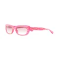 Moschino Eyewear logomania cat-eye sunglasses - Pink