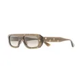 Moschino Eyewear oversized-frame sunglasses - Brown